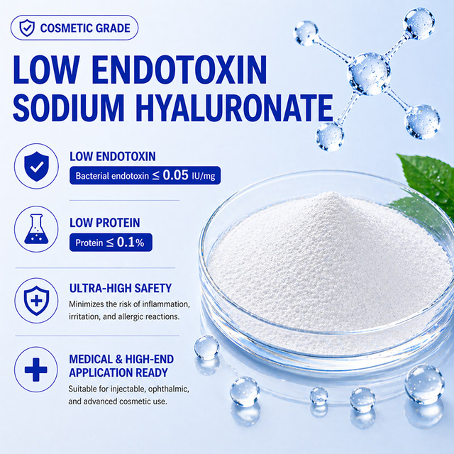 Low Endotoxin Sodium Hyaluronate Supplier