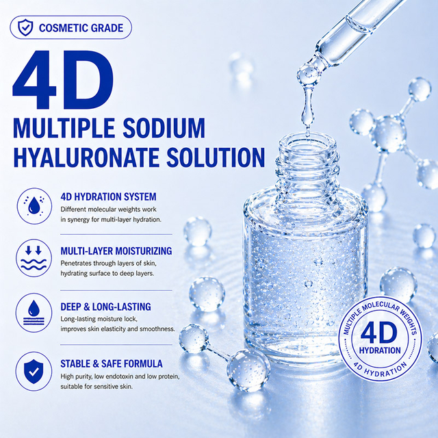 4D Multiple Sodium Hyaluronate Solution