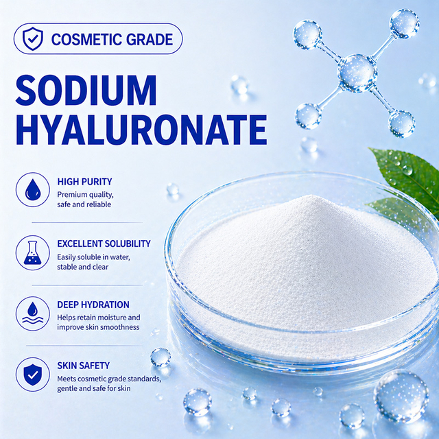 Cosmetic Grade Sodium Hyaluronate Supplier | Hyaluronic Acid Powder Manufacturer