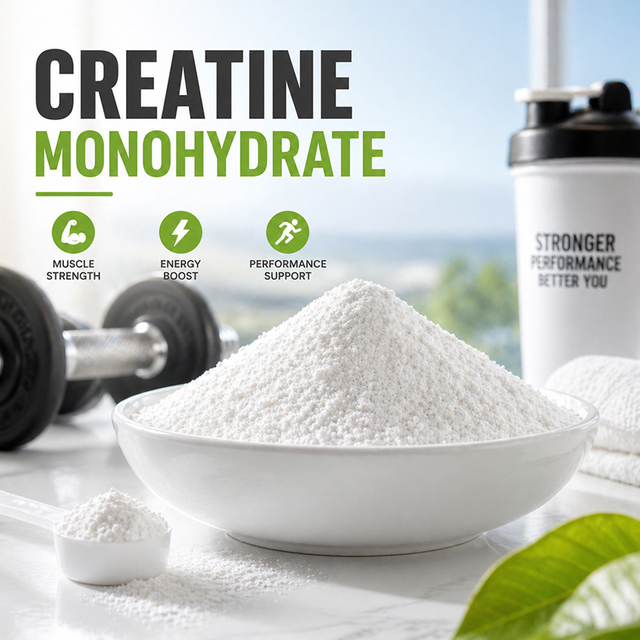 Creatine Monohydrate Supplier | USP Grade Creatine Powder Bulk Manufacturer