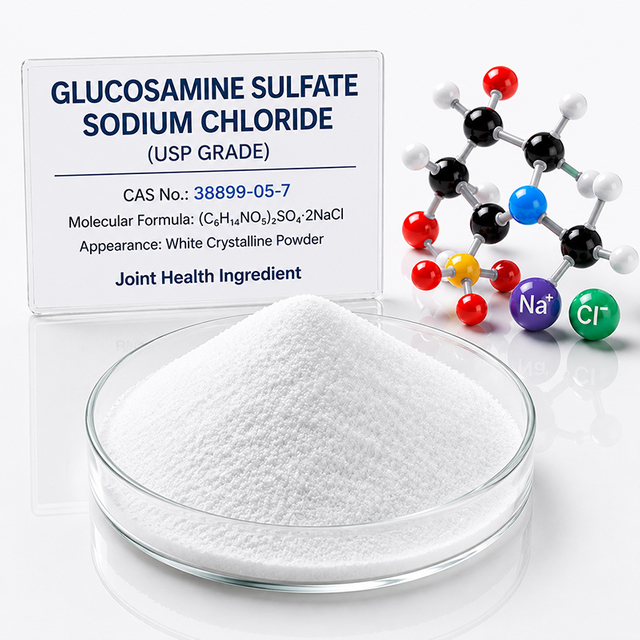 Bulk Glucosamine Sulfate Sodium Chloride USP Grade Powder Manufacturer