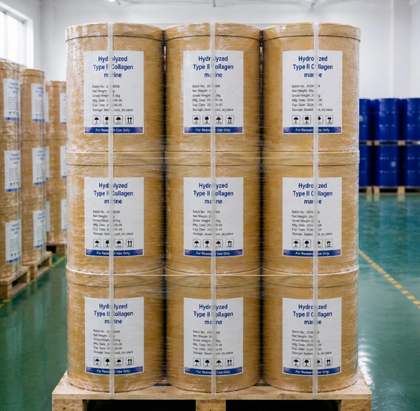 Hydrolyzed Marine Type II Collagen Skin Health
